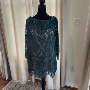 Lace green Love Fire Boutique style dress